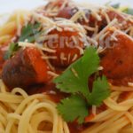 iCook: Pasta With Johnsonville Smoked Brats (Fall Comfort Food)