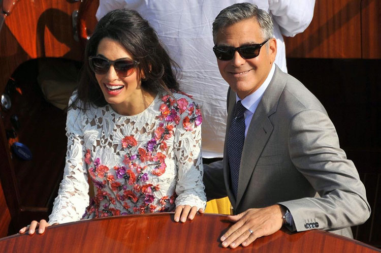 George Clooney and Alma Alamuddin