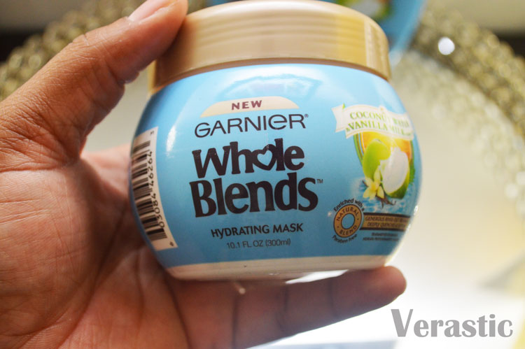 Garnier Whole Blends Hydrating Mask in Coconut Water & Vanilla Milk Extracts