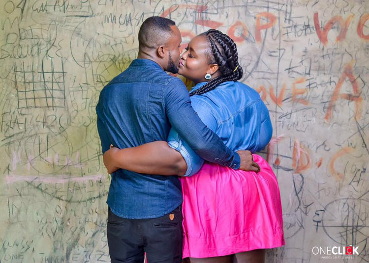 Plus sized bride: Abena + Kojo