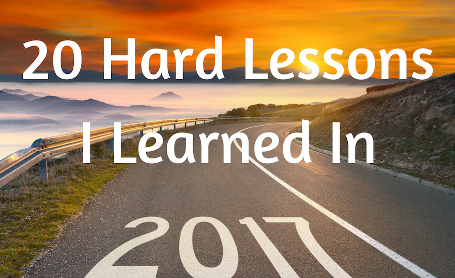 Lessons I learned in 2017