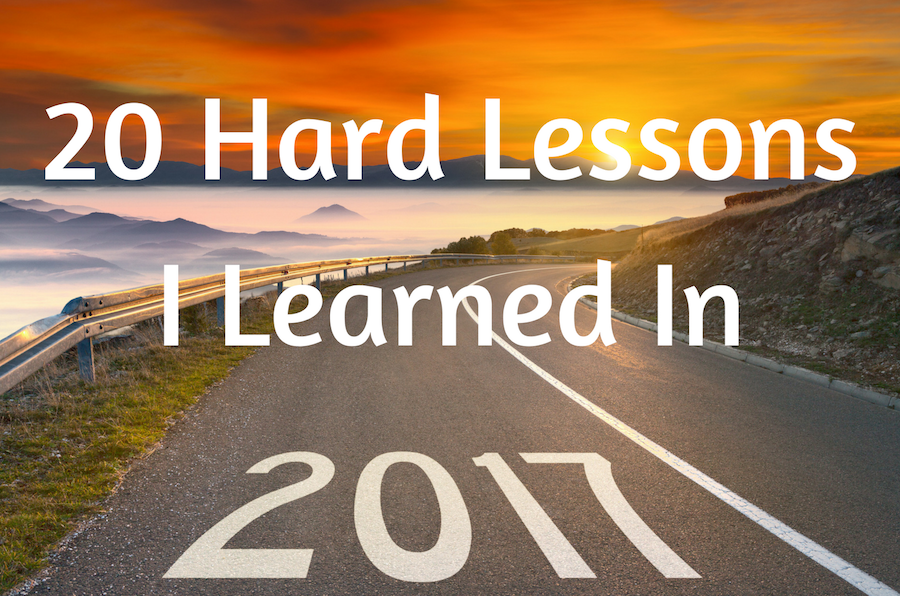 Lessons I learned in 2017