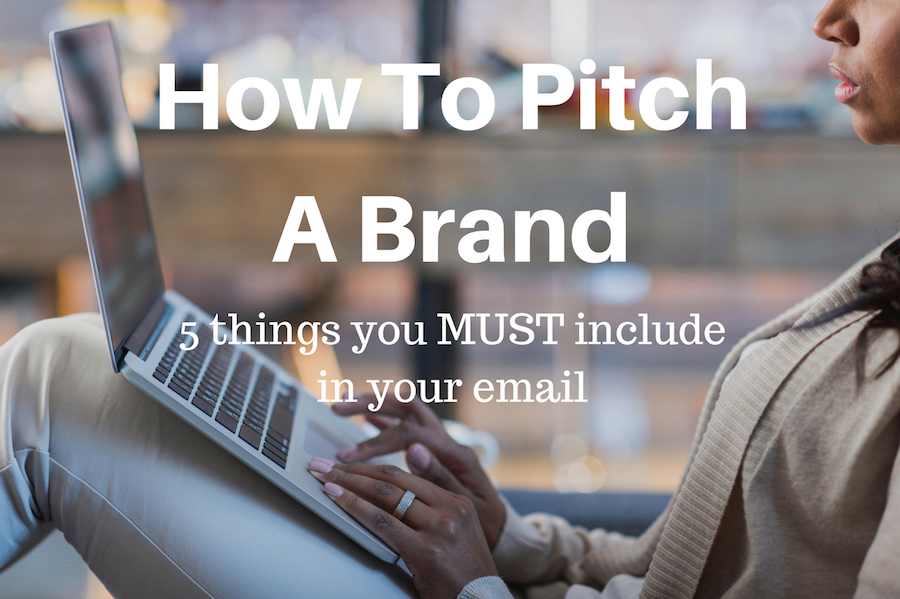 how to pitch a brand