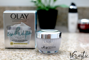 Olay Luminous Whip Face Moisturizer with SPF 25 + Verastic